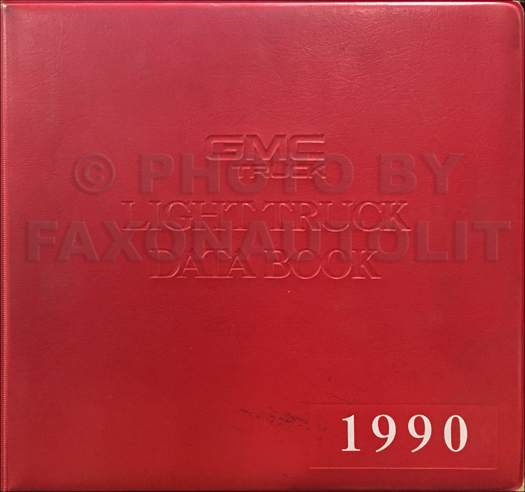 1990 GMC Light Duty Color & Upholstery Dealer Album/Data Book Original