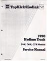 1990 GMC Topkick & Chevy Kodiak Repair Manual Original 