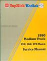 1990 GMC Topkick & Chevy Kodiak Repair Manual Original 