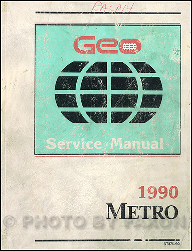 1990 Geo Metro Repair Manual Original 