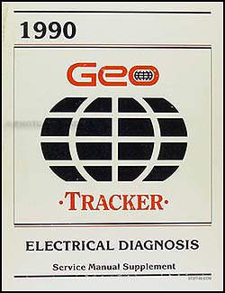 1990 Geo Tracker Electrical Diagnosis Manual Original