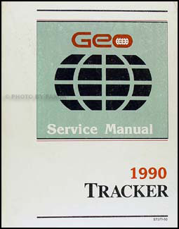 1990 Geo Tracker Repair Manual Original 