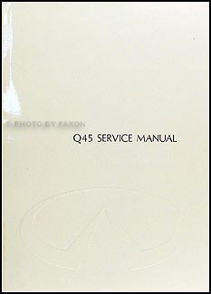 1990 Infiniti Q45 Repair Manual Original 