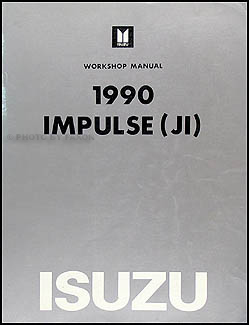 1990 Isuzu Impulse Electrical Troubleshooting Manual Original