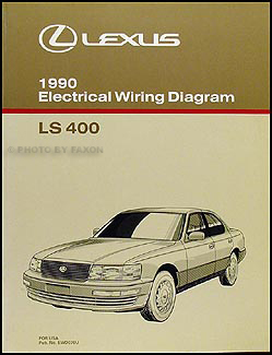 1990 Lexus LS 400 Wiring Diagram Manual Original