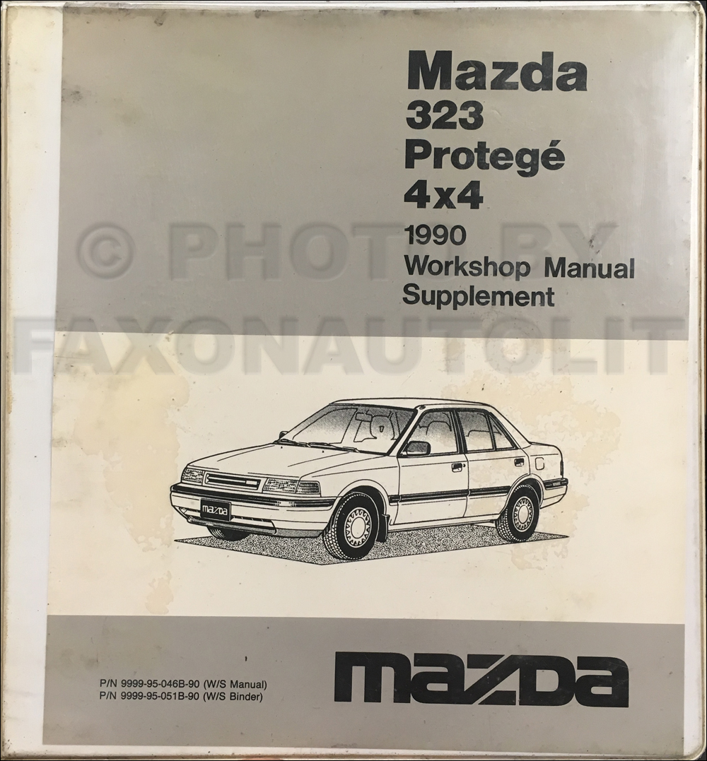 1984 Mazda 626 Diesel Repair Manual Supplement Original