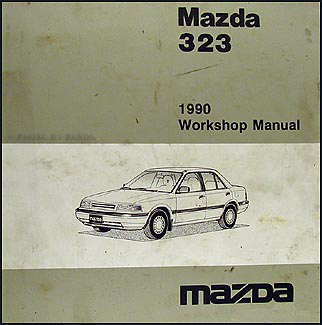 1990 Mazda 323 Repair Manual Original 