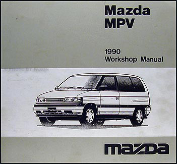 1990 Mazda MPV Repair Manual Original