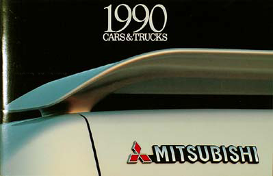 1990 Mitsubishi Original Sales Catalog 90 Eclipse/Galant/Montero