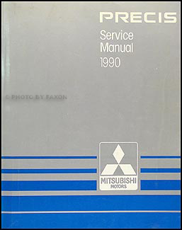 1990 Mitsubishi Precis Repair Manual Original