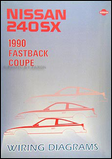 1990 Nissan 240SX Wiring Diagram Manual Original 