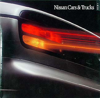1990 Nissan Original Sales Catalog 300ZX 300 ZX/240SX/Maxima