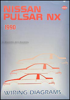 1990 Nissan Pulsar NX Wiring Diagram Manual Original 