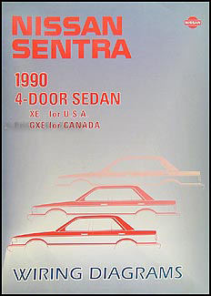 1990 Nissan Sentra Wiring Diagram Manual Original