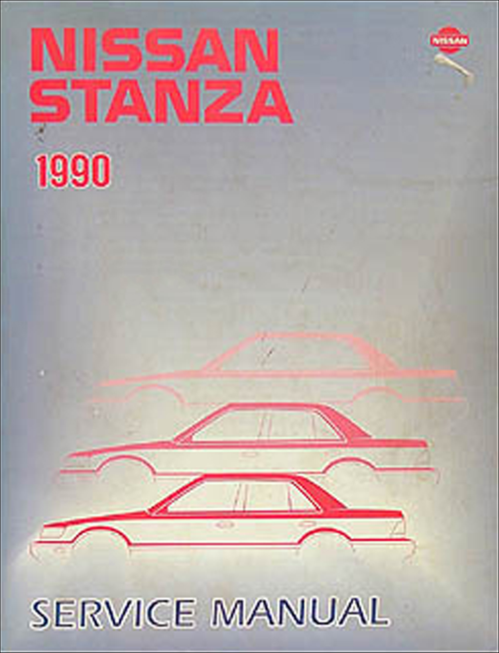 1990 Nissan Stanza Repair Manual Original 