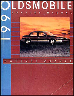 1990 Oldsmobile Cutlass Calais Shop Manual Original 