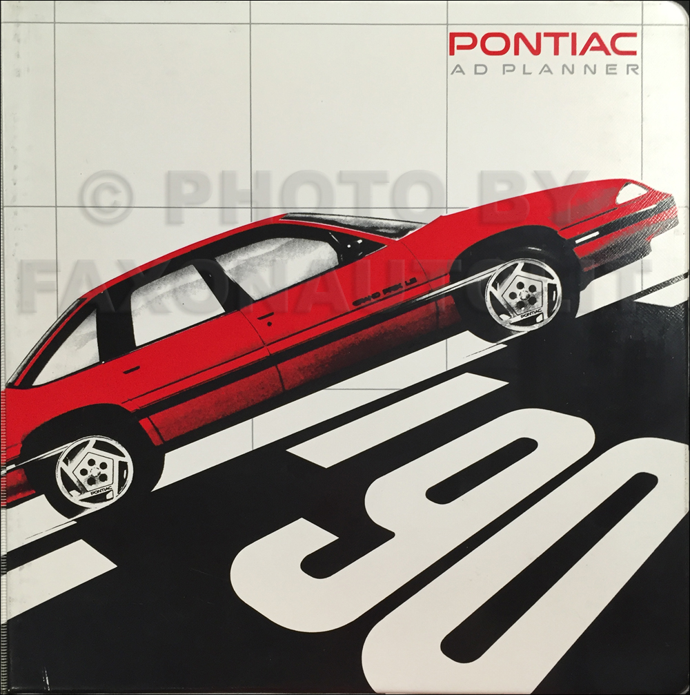1990 Pontiac Dealer Advertising Planner Original