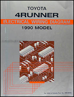 1990 Toyota 4Runner Wiring Diagram Manual Original