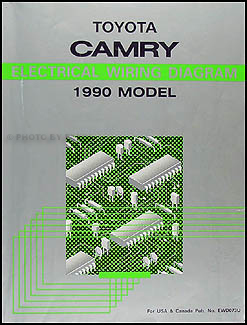 1990 Toyota Camry Wiring Diagram Manual Original
