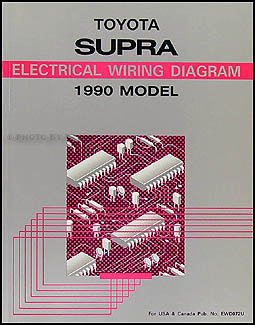 1990 Toyota Supra Wiring Diagram Manual Original