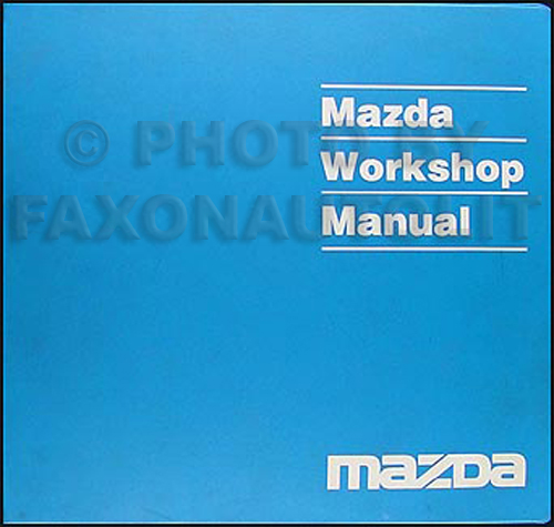 1992 Mazda MPV Repair Manual Original