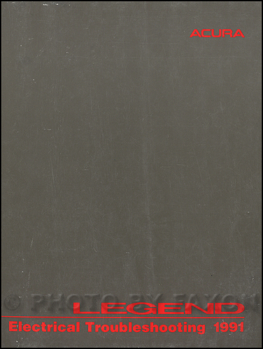 1991 Acura Legend 4 Door Electrical Troubleshooting Manual Original