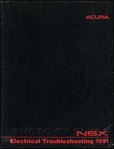 1991 Acura NSX Electrical Troubleshooting Manual Original