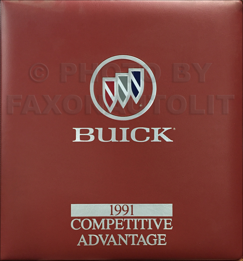 1991 Buick Competitive Comparison Dealer Album Original