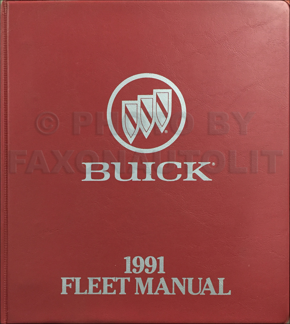 1991 Buick Fleet Buyers Guide Original