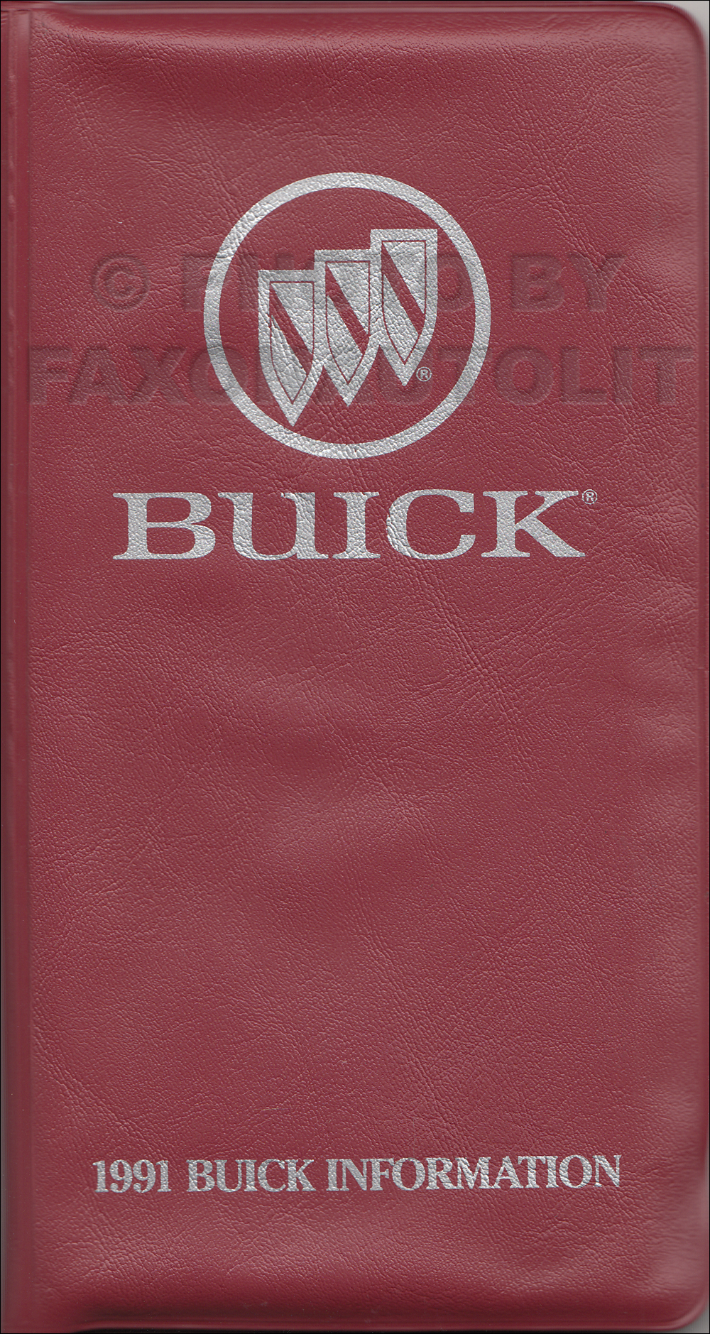 1991 Buick Salesperson's Pocket Price Lists Original