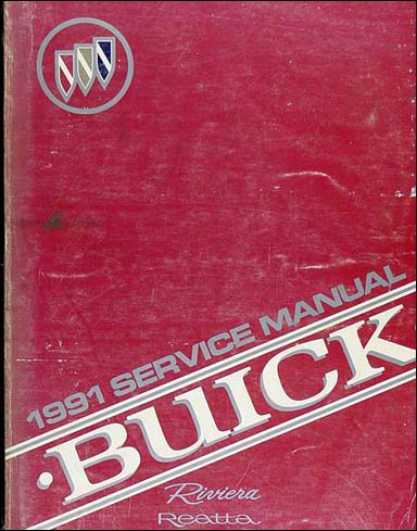 1991 Buick Riviera & Reatta Shop Manual Original