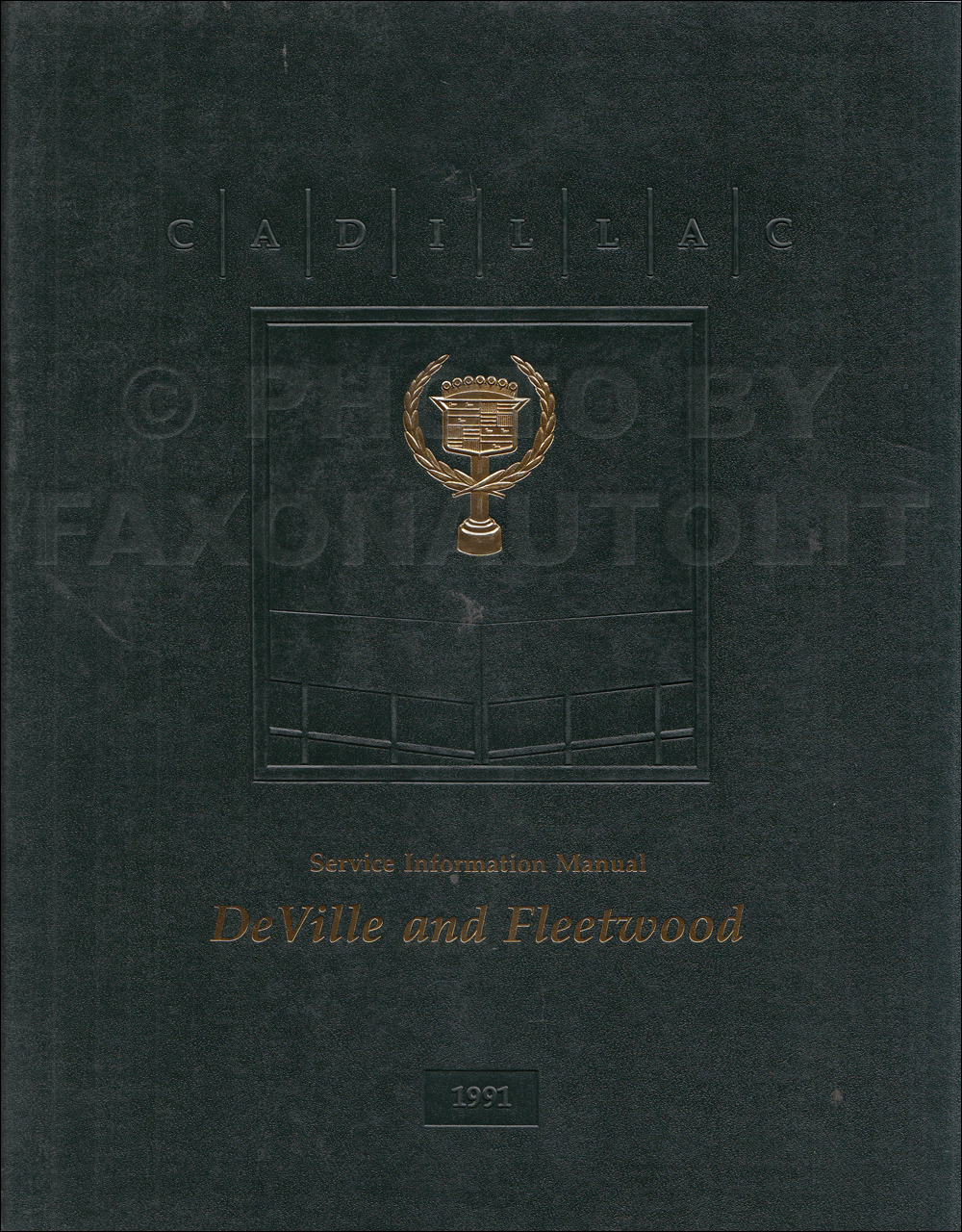 1991 Cadillac De Ville & Fleetwood Shop Manual Original