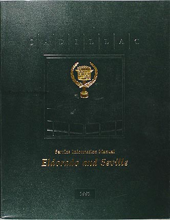 1991 Cadillac Seville & Eldorado Shop Manual Original