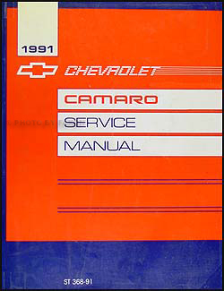 1991 Chevy Camaro Repair Manual Original