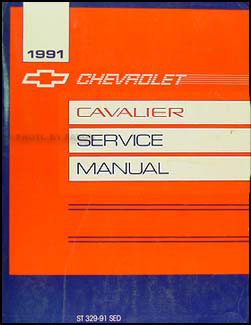1991 Chevy Cavalier Repair Manual Original 