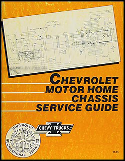 1991 Chevrolet Motor Home Repair Manual Original