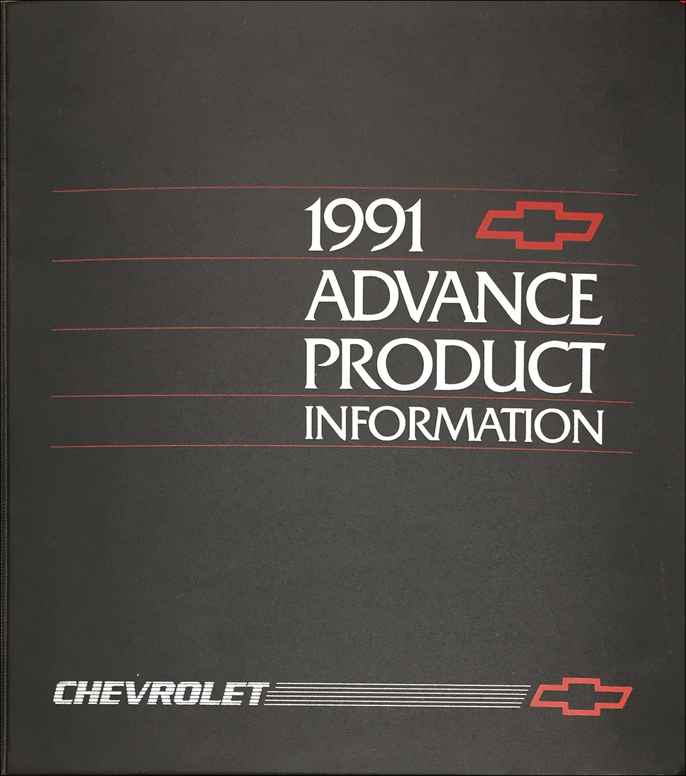 1991 Chevrolet Advance Technical Press Kit Original