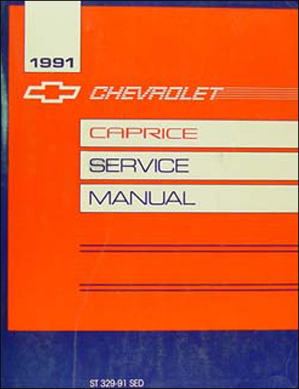 1991 Chevy Caprice Sedan Repair Manual Original 