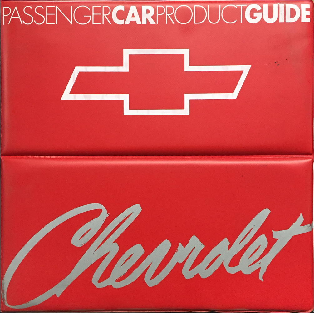 1991 Chevrolet Car Color & Upholstery Dealer Album/Data Book Original
