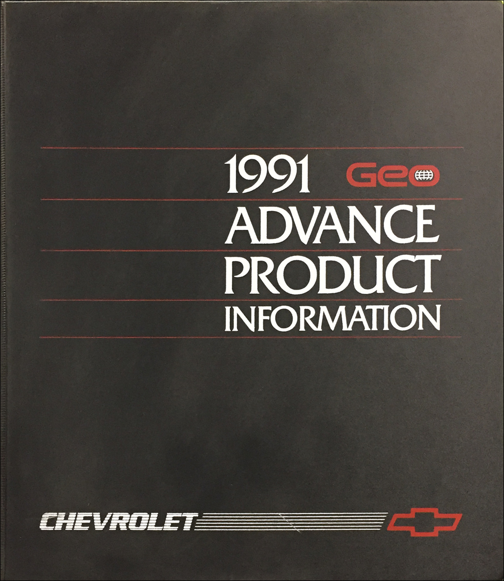 1991 Geo Advance Technical Press Kit Original