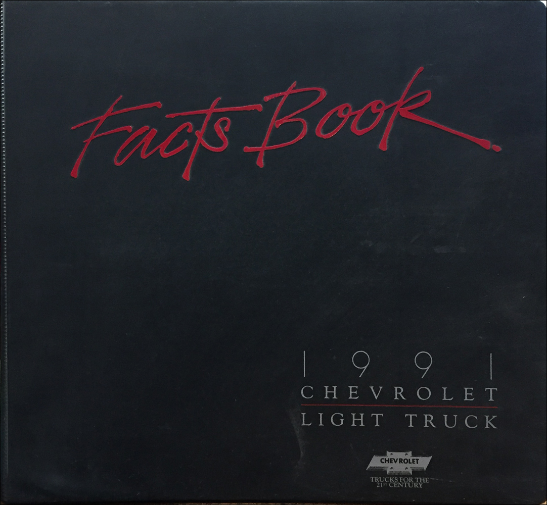 1991 Chevrolet Truck Data Book and Color and Upholstery Dealer Album Original