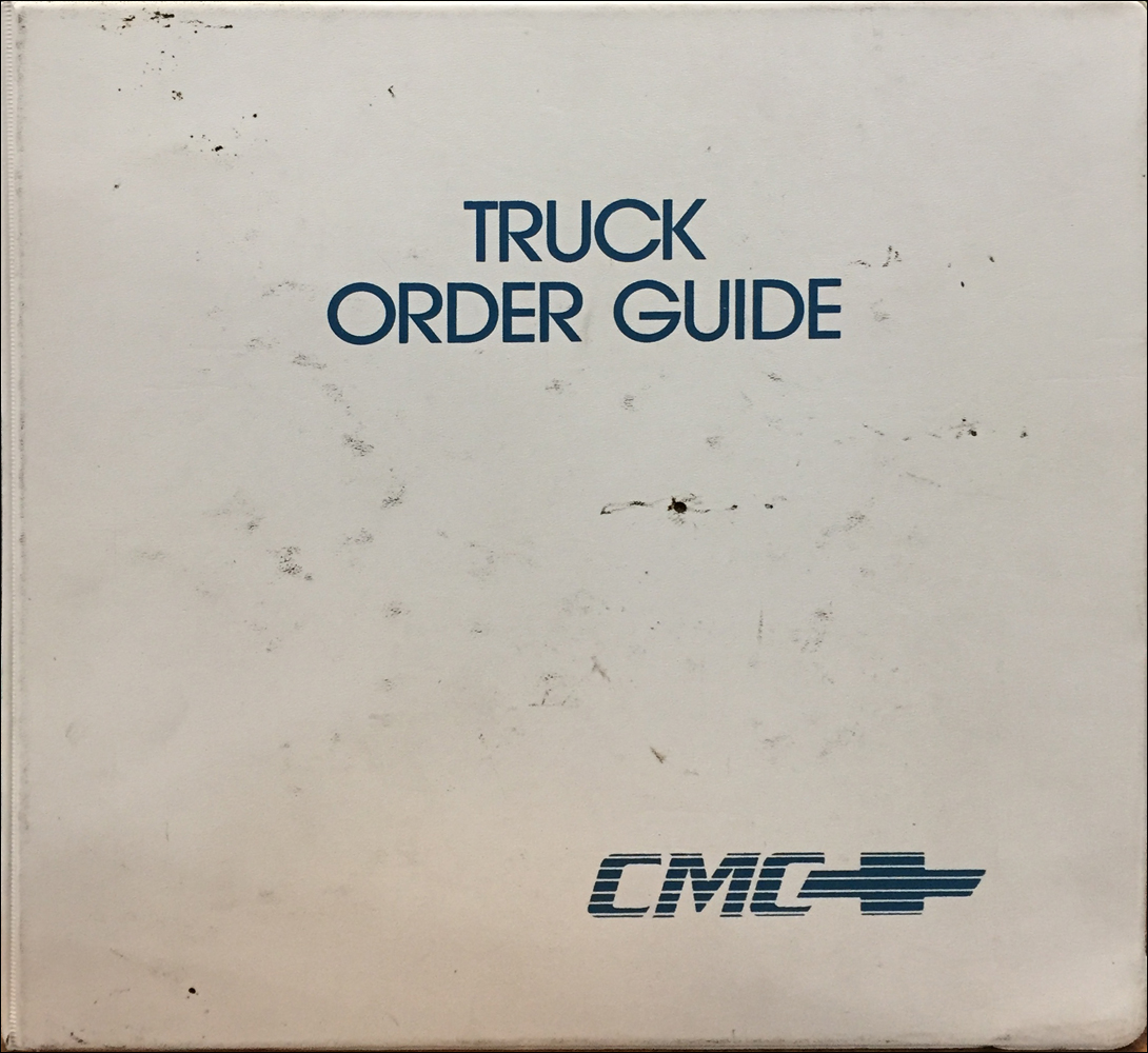 1991 Chevrolet Truck Order Guide Dealer Album Original