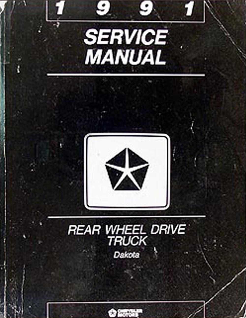 1991 Dodge Dakota Repair Manual Original 