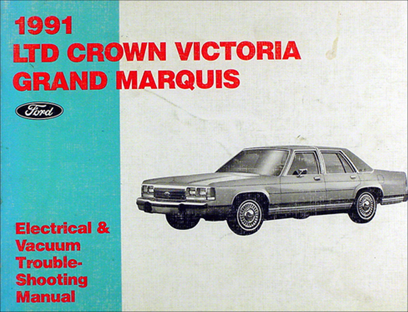 1991 Ford Crown Victoria and Mercury Grand Marquis Wiring Diagram Original Mercury Grand Marquis Engine Diagram Faxon Auto Literature