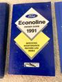 1991 Ford Econoline Van & Club Wagon Owner's Manual Original