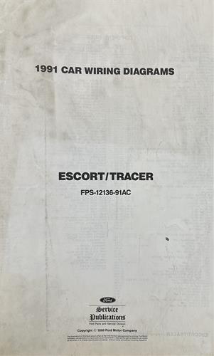 1991 Ford/Mercury Foldout Wiring Diagrams Original - Select your model from the list