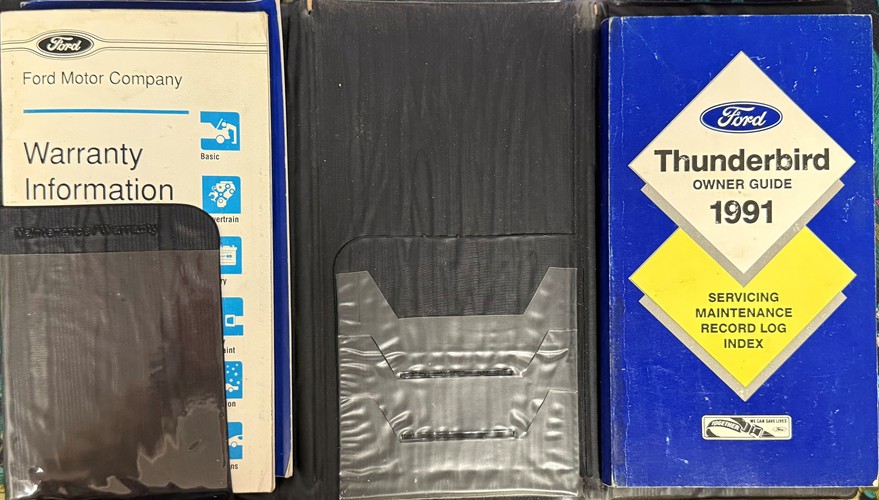 1991 Ford Thunderbird Owner's Manual Original