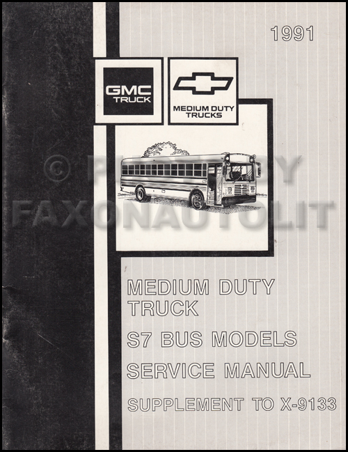 1990 GMC/Chev Medium Duty 5000-7000 Shop Manual Original Supplement