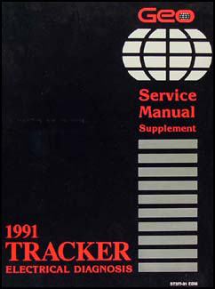 1991 Geo Tracker Electrical Diagnosis Manual Original 