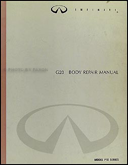 1991-1996 Infiniti G20 Body Repair Manual Original 